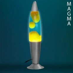 Nouveau đ Totalcadeau Lampe Ă Lave Magma fusĂ©e bleu đ§š