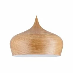 Tout neuf 🧨 Paris prix Lustre - suspension en métal imitation bois. 30x130 cm E27 40 W marron ⌛