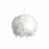 Meilleure vente 🔥 Paris prix PLUME Suspension - Armature : Ø26 cm - Avec plume environ Ø36 cm - Blanche - E14 40W non fournie ❤️