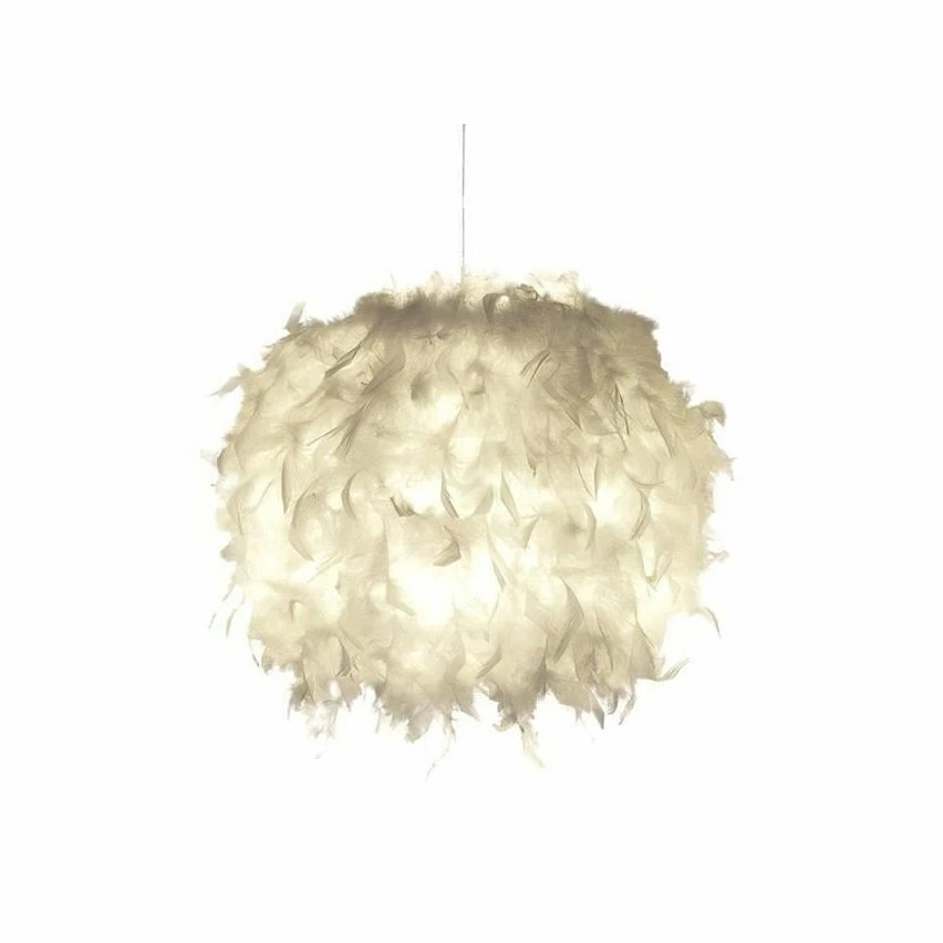 Meilleure vente đ„ Paris prix PLUME Suspension - Armature : Ă26 cm - Avec plume environ Ă36 cm - Blanche - E14 40W non fournie â€ïž â Image 2