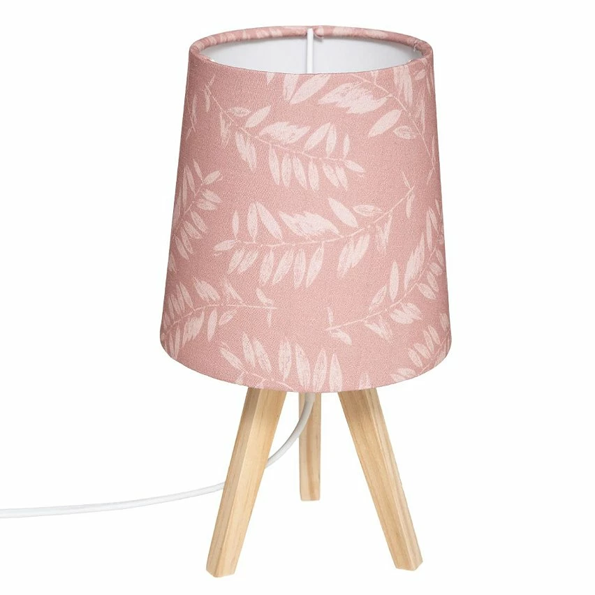 Tout neuf đ Atmosphera Lampe en bois rose H23.5 cm â