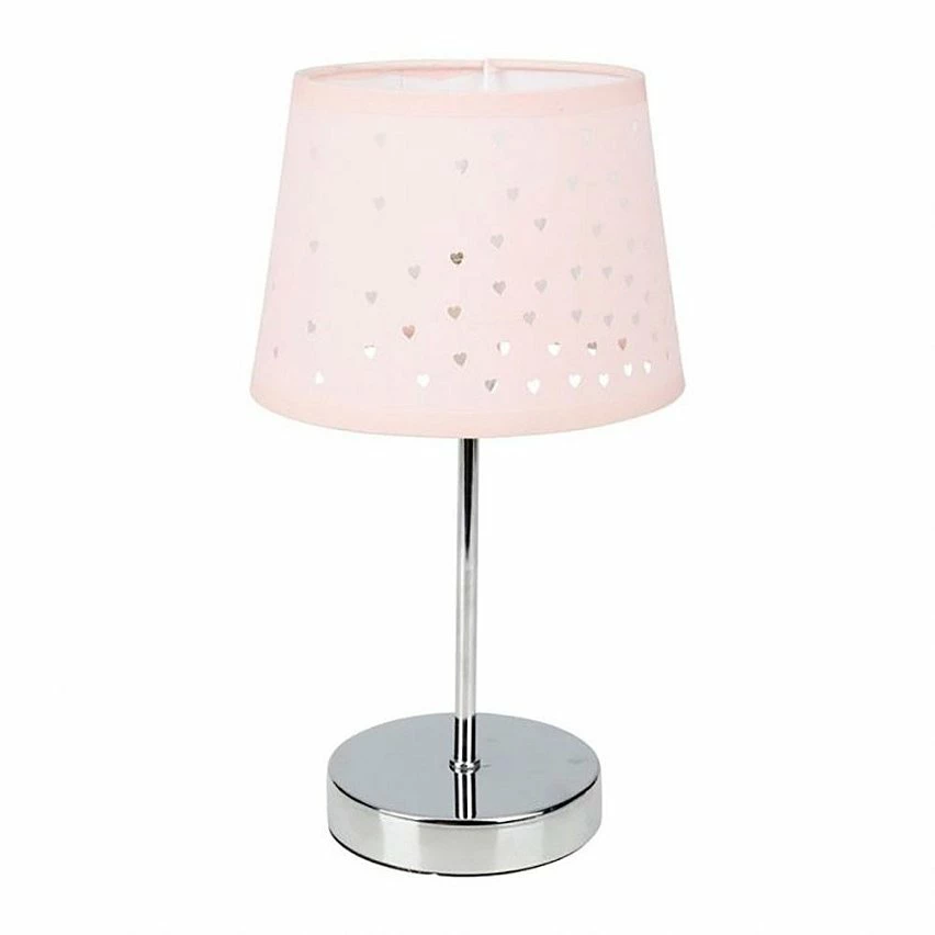 Coupon 👏 Ostaria Lampe métal abat-jour ajouré cœur rose ✨