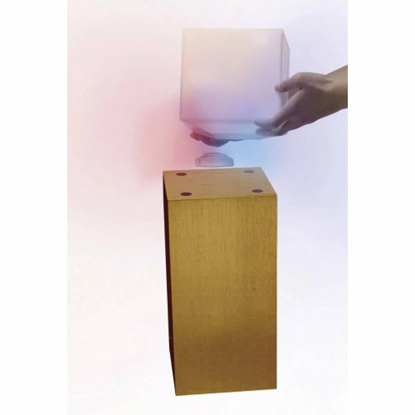 Vente flash ⌛ Magneticland Lampe LED en lévitation en bois foncé MEGAPOLITE (sans abat-jour) 🥰 – Image 2