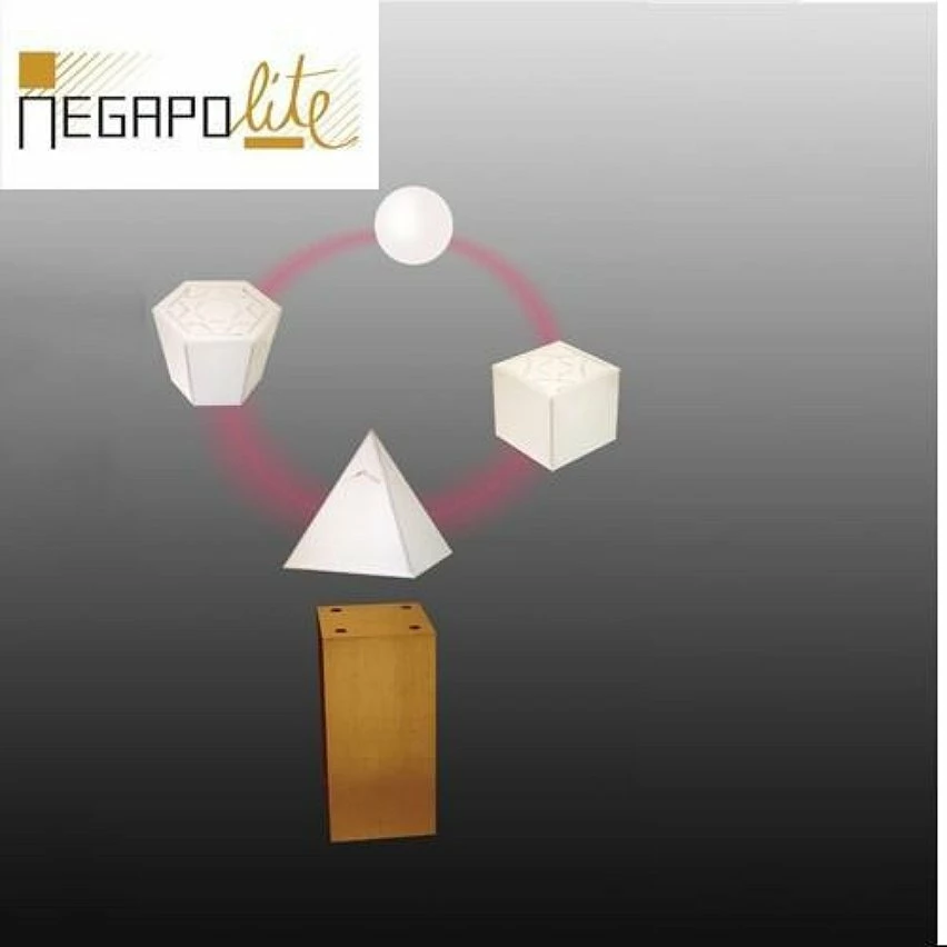 Vente flash ⌛ Magneticland Lampe LED en lévitation en bois foncé MEGAPOLITE (sans abat-jour) 🥰 – Image 3