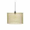 Vente flash 😍 Atmosphera Luminaire Suspension en Métal Doré D 38 cm 👏
