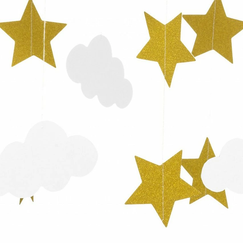 De gros đ Suspension Nuages blanc et ocre Atmosphera - Blanc đ§š â Image 2