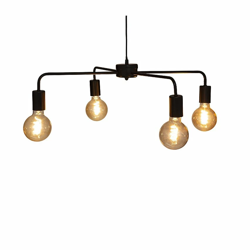 Budget ⭐ Atmosphera Luminaire Suspension 4 Lampes en Métal cuivre D 69 cm 😍 – Image 5