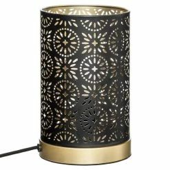 De gros ⭐ Atmosphera Lampe à Poser Design "Gypsy" 21cm Noir 🛒