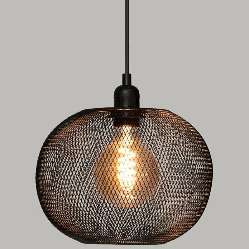 Grosses soldes ✨ Atmosphera Lampe Suspension en Métal "Emie" 25cm Noir 🛒 – Image 2