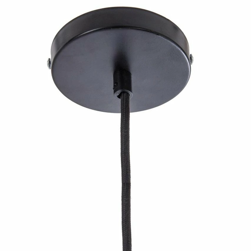 Meilleure affaire ⌛ Atmosphera Lampe Suspension Rotin & Métal "Suwa" 35cm Noir 🧨 – Image 4
