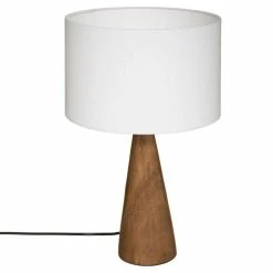 Grosses soldes 🎉 Lampe en bois H46 Aina Atmosphera - Naturel 😍
