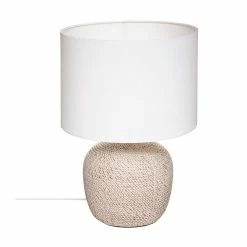 Top 10 🎉 Atmosphera Lampe à poser en Céramique Beige et Abat jour Blanc H 39.5 cm 😍
