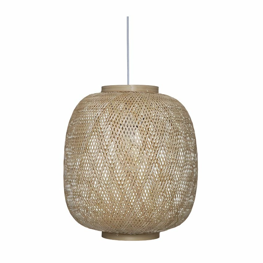Coupon 🎁 Atmosphera Luminaire Suspension en Bambou tressé D 43 cm 😍