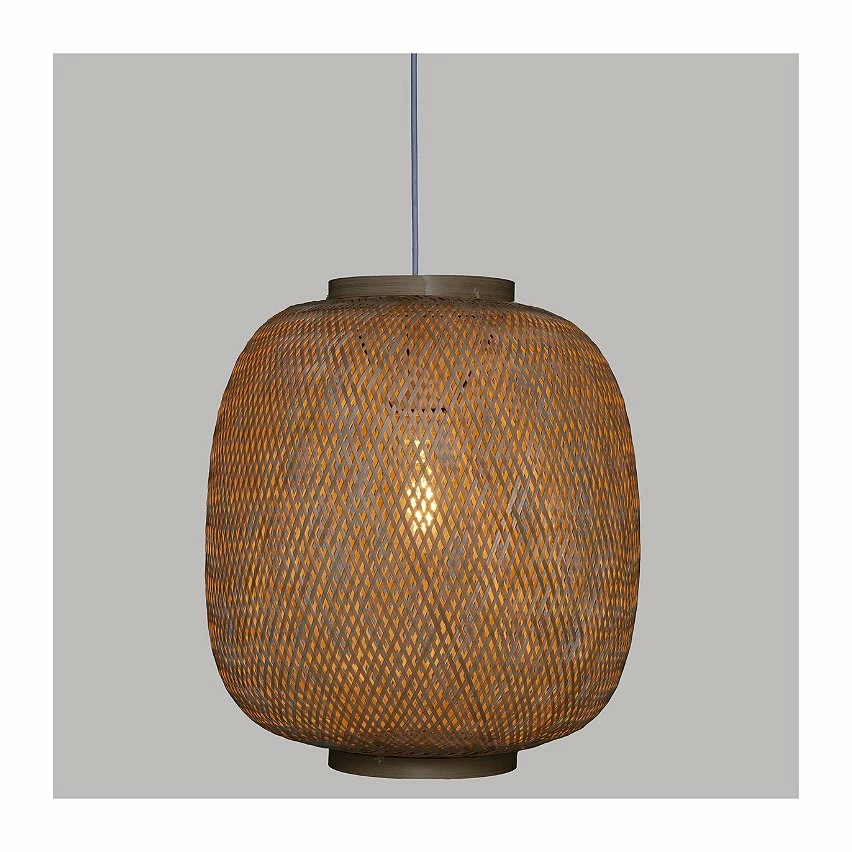 Coupon 🎁 Atmosphera Luminaire Suspension en Bambou tressé D 43 cm 😍 – Image 2