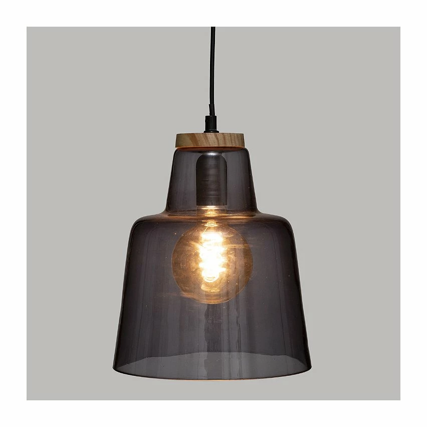 Meilleure affaire đ Atmosphera Luminaire Suspension en Verre FumĂ© D 23 cm đ â Image 2