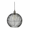 De gros 😉 Atmosphera Luminaire Suspension en Métal filaire Noir & Doré D 34 cm 🤩