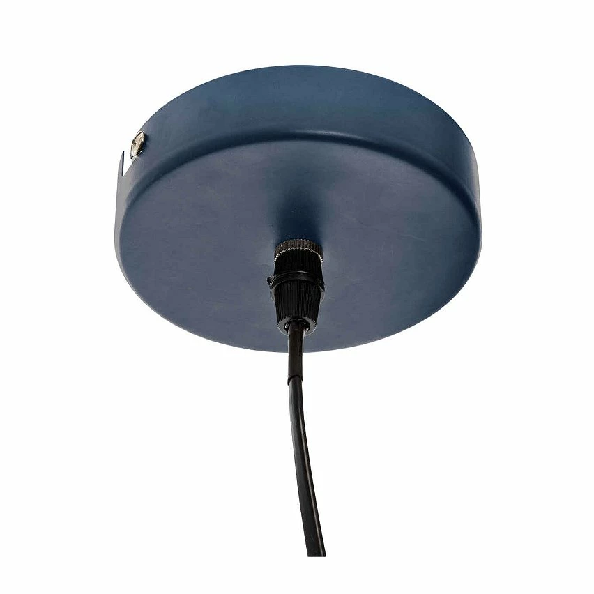 Remise đ Atmosphera Luminaire Suspension en MĂ©tal Bleu et Bois D 31 cm â â Image 8