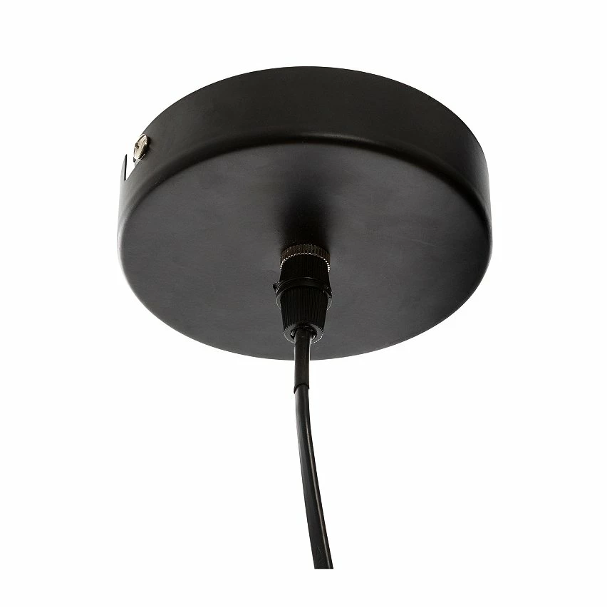 Remise đ Atmosphera Luminaire Suspension en MĂ©tal Bleu et Bois D 31 cm â â Image 4