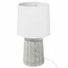 Promo 👏 Atmosphera Lampe À Poser "Zébra" 35cm Gris 🥰