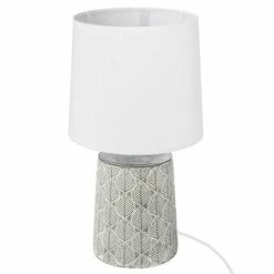 Promo 👏 Atmosphera Lampe À Poser "Zébra" 35cm Gris 🥰