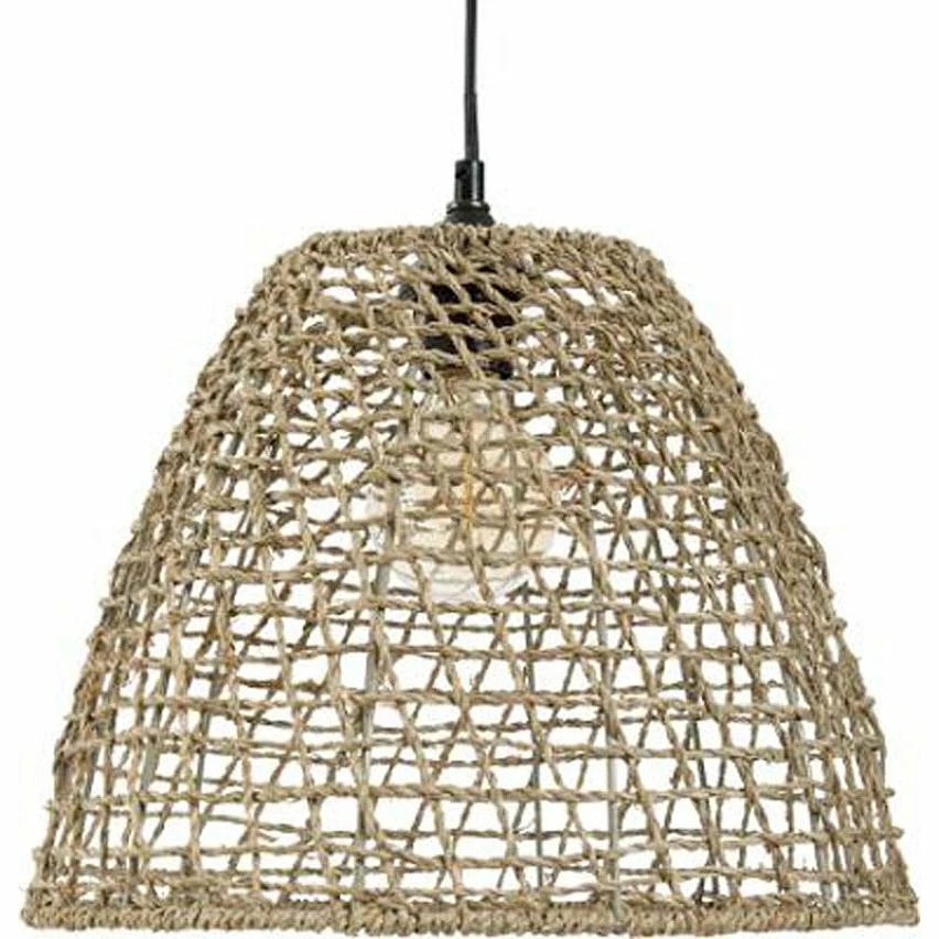 Promo đ Atmosphera Lampe Suspension Vintage "CĂŽne" 33cm Naturel â â Image 2