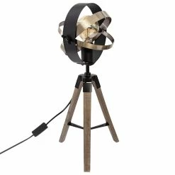 Acheter 🔥 Lampe Bois Métal - Atmosphera 💯