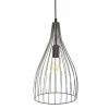 Meilleur prix ✨ Atmosphera Lampe Suspension en Métal "Jolit" 37cm Noir 🛒