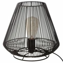 Bon marché 👍 Atmosphera Lampe à Poser Métal "Fils" 26cm Noir 🔔