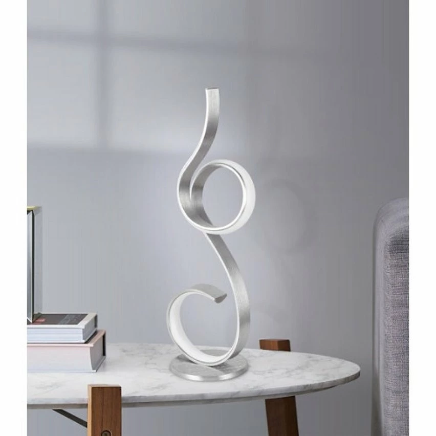 Budget ✨ Magneticland Lampe Design 1 Boucle Gris métal Collection INTERIOR ✔️ – Image 2