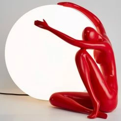 De gros 👍 Magneticland Lampe Sphère Sculpture Etreinte Rouge Collection INTERIOR 😍