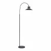 Coupon 🌟 Altobuy BOTTY - Lampadaire en Métal Noir avec détail Doré sur Abat-Jour ❤️