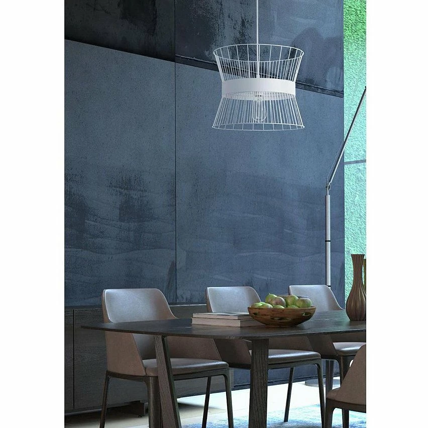 De gros 😍 Altobuy KASITA - Suspension en Métal Filaire Blanc 🔥 – Image 2