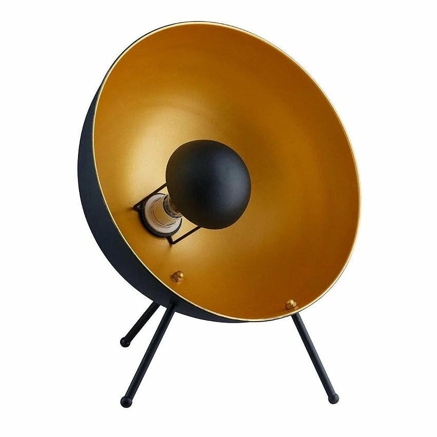 Acheter 🥰 Altobuy SPOUTNIK - Lampe à Poser en Métal Noir et Doré ❤️