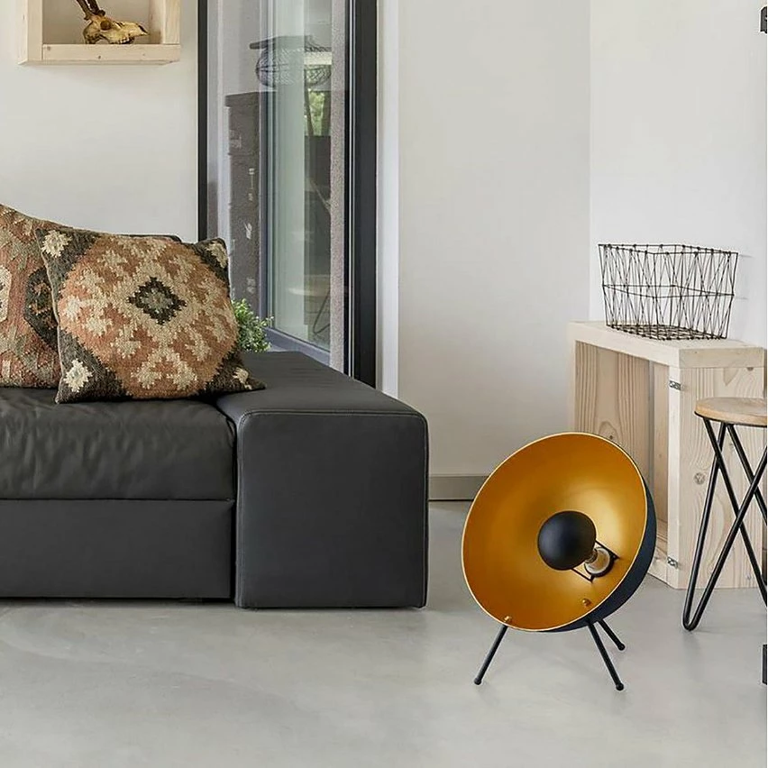 Acheter 🥰 Altobuy SPOUTNIK - Lampe à Poser en Métal Noir et Doré ❤️ – Image 4