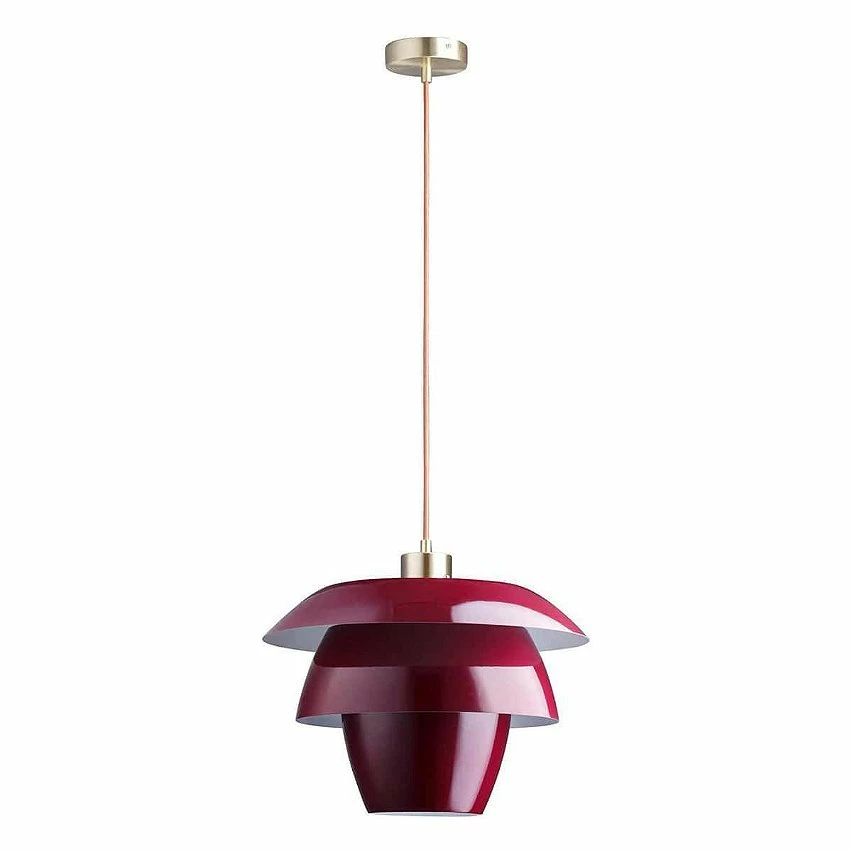 Offres 🧨 Altobuy PETULA - Suspension en Métal Rouge Forme Fleur Géométrique ⌛ – Image 5