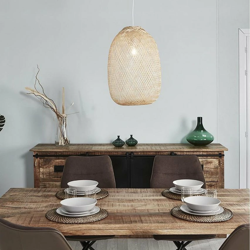 Top 10 đ Altobuy ALOHA - Suspension en Fibres Naturelles de Bambou TressĂ©es H 50 cm đ â Image 2