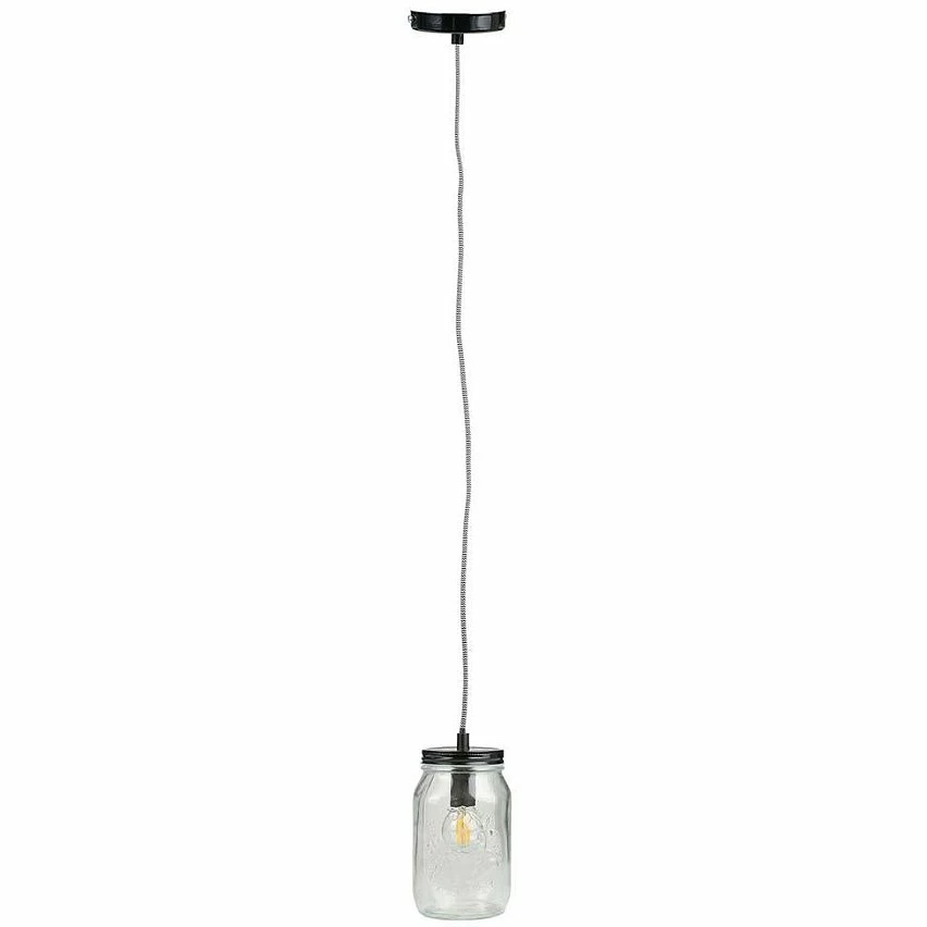Coupon 💯 The Home Deco Light Suspension lumineuse mason jar en verre ❤️