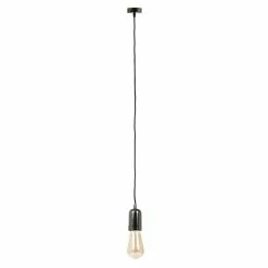 Promo 🌟 The Home Deco Factory Lampe Suspension Déco "Vintage" 9cm Noir 👏