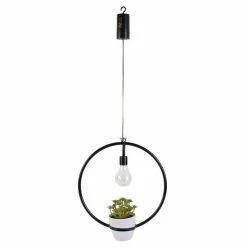 Sortie 🧨 The Home Deco Factory Lampe Suspension LED "Plante Garden" 30cm Noir 🌟