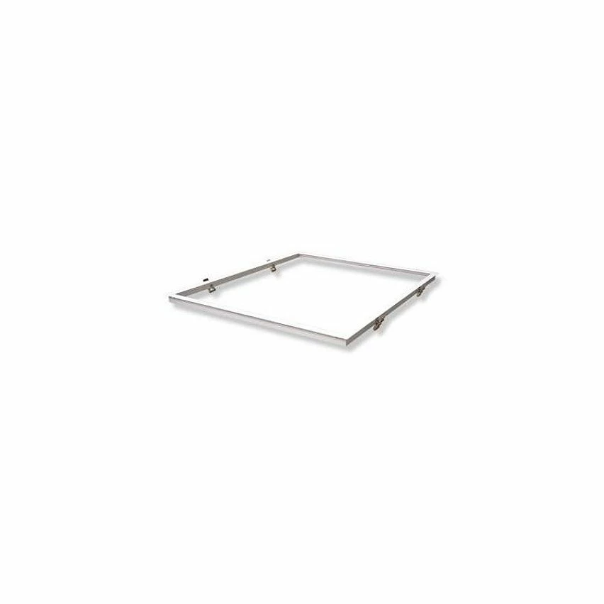 Nouveau ❤️ Miidex Kit Encastrable Placo pour Dalle LED 600x600mm Aluminium Blanc 🤩