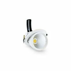 Vente flash 🌟 Miidex Spot LED Escargot Blanc Encastrable Orientable 10W (90W) - Blanc Naturel 4000K 😉