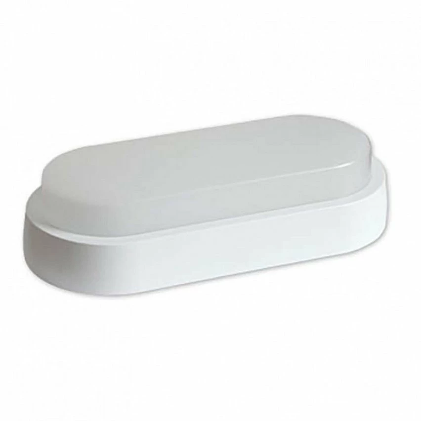 Nouveau ⌛ Miidex Plafonnier LED ovale 12W (110W) étanche IP65 - Blanc Chaud 3000K 🧨