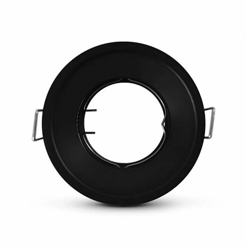 Meilleur prix 🧨 Miidex Support de Spot Encastrable Rond Basse Luminance Ø82mm Noir 🥰 – Image 3