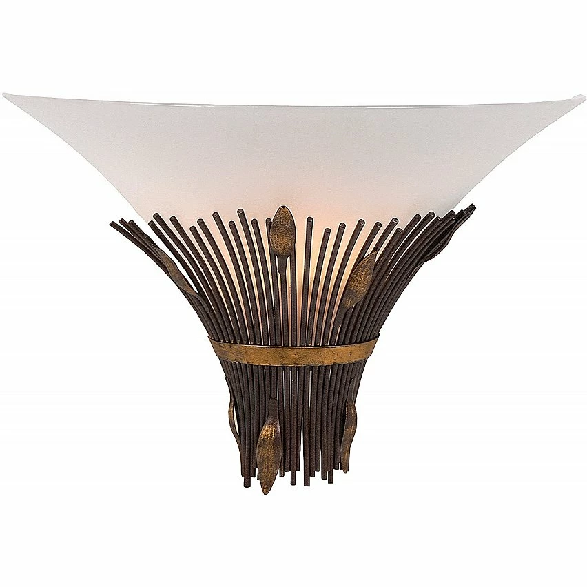 Meilleure vente đ Lampea Applique classique en mĂ©tal bronzĂ© et verre Cara đ