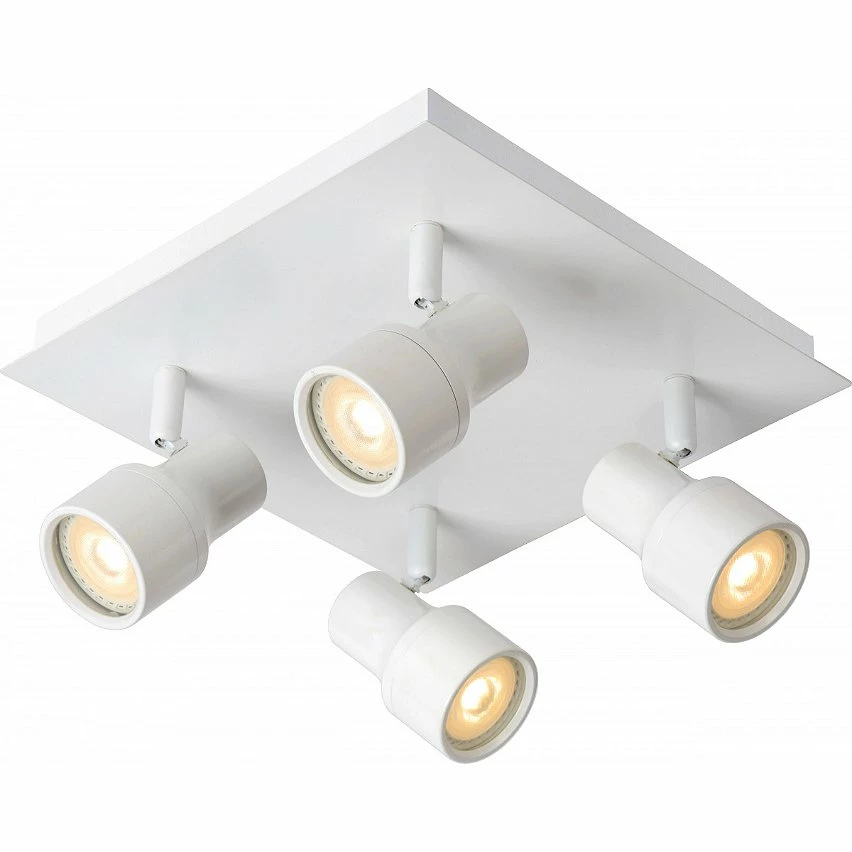 Vente flash đ Lampea Spot moderne en mĂ©tal 4 LED Ă10 cm Steel đ
