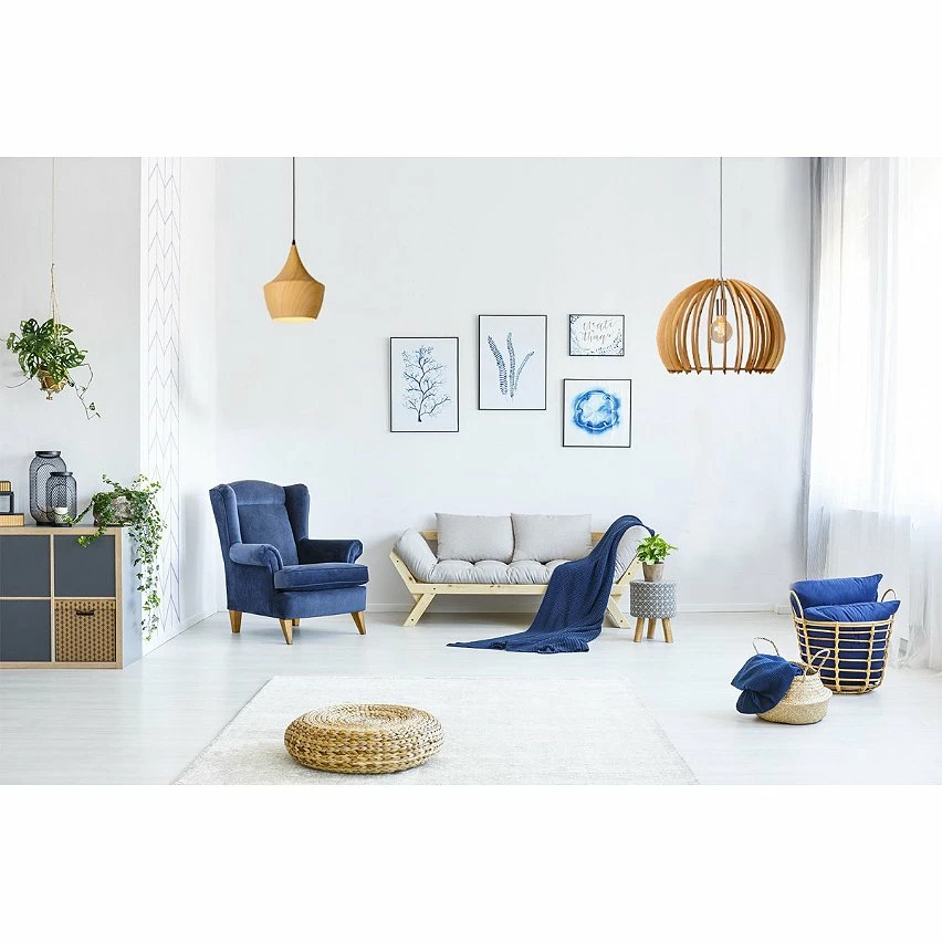 Nouveau đ Lampea Suspension moderne boule en bois clair Faro đ§š â Image 2