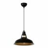 Promo 🎁 Lampea Suspension industrielle en métal noir Ø31 cm Odile ⭐