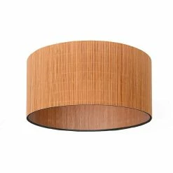 Budget đ Lampea Plafonnier de salon design Ă 42 cm Bois clair Fleur đ§š