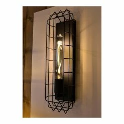 Meilleure affaire 😍 Lampea Applique murale industrielle 1xE27 noir Camilla 🔔