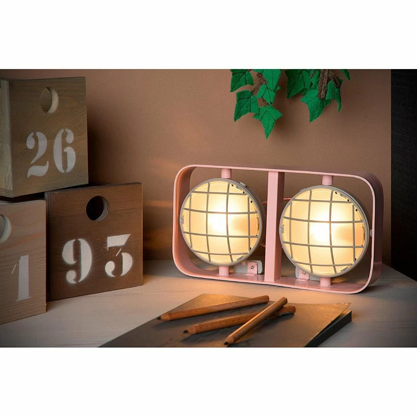 Sortie 🌟 J&Kids Lampe de table chambres d'enfant 2xG9 Berry 👏 – Image 2